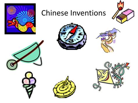what are 3 inventions created my china